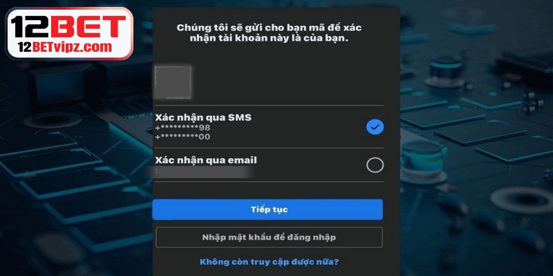 Lưu ý quan trọng khi lấy lại mật khẩu 12BET